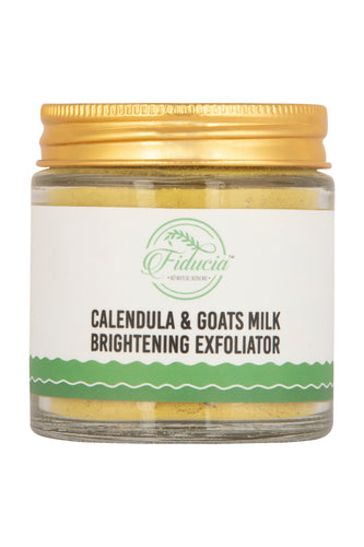 Calendula & goats milk brightening exfoliater - Fiducia Botanicals