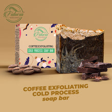 Load image into Gallery viewer, Coffee Exfoliating cold processed soap bar