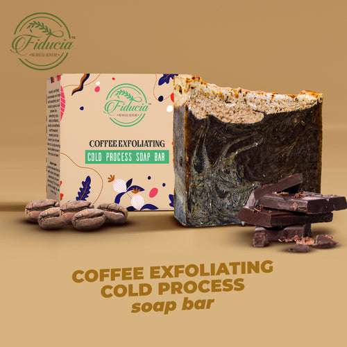 Coffee Exfoliating cold processed soap bar