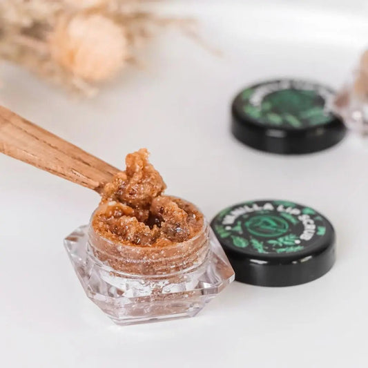 Vanilla Organic Lip Scrub (With Coffee) - #organic_skincare_products#